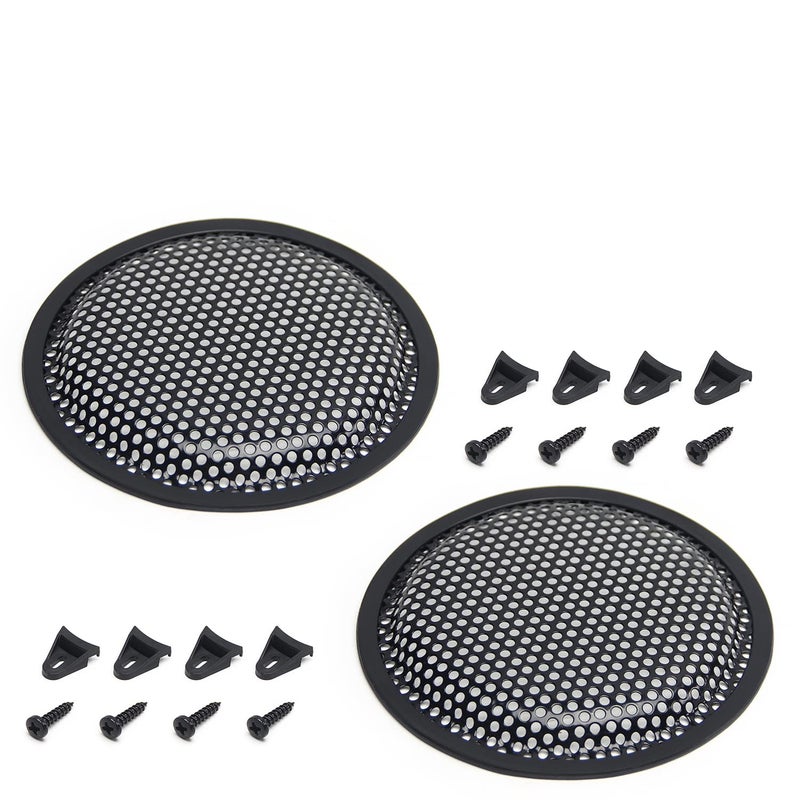 Fielect 6.5in Circle Speaker Mesh Cover Subwoofer Guard - Image 5